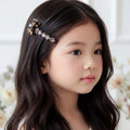 Korean Leopard Luxe & Smoke Crystal Statement Clip
