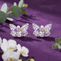 Crystal Butterfly Studs : YUFSER403
