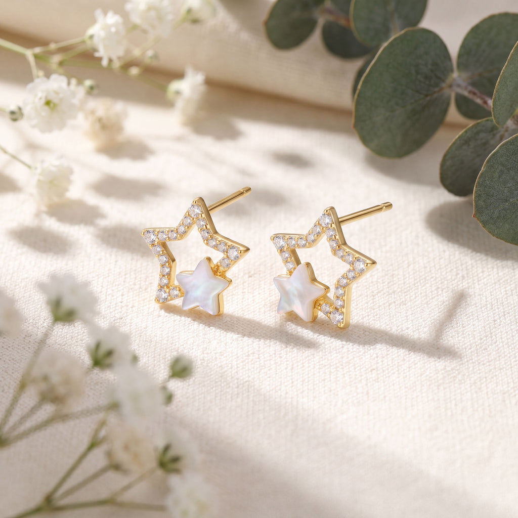 Korean Stardust  Studs