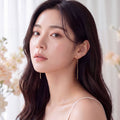 Korean Parallel Gold Threader Earrings