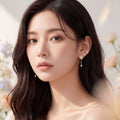Korean Ethereal Monarch Dangle Earrings