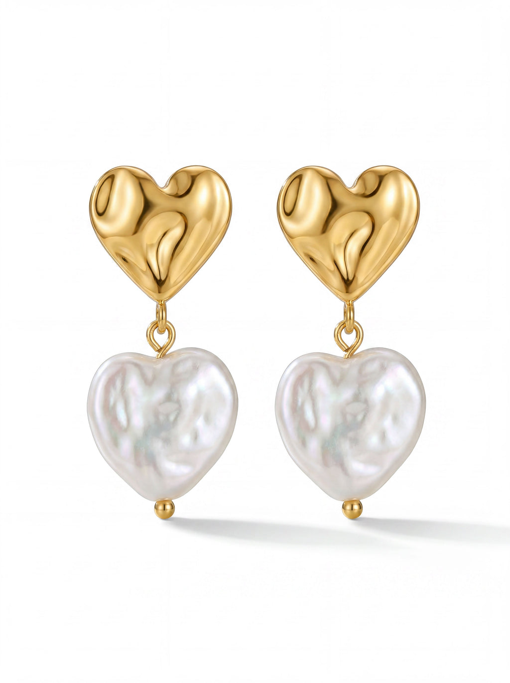 Korean Amour Baroque Pearl Drop Earrings : YUFSER409