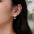 Korean Pearl Horizon Star Dangles